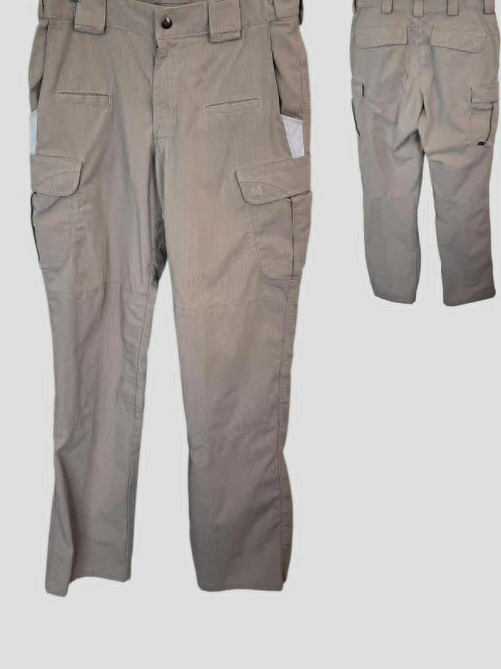 5.11 Tactical Cargo Khaki Working Pants Flex Outdoor Ripstop Utility Mens 32x34